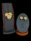 Ensemble boucles d'oreilles et pendentif-broche en or jaune, or blanc et diamants 58 Facettes PA1522