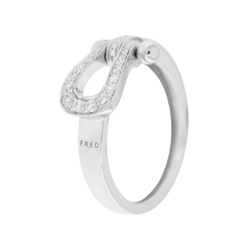 52 Fred Force 10 - Bague en or blanc et diamants 58 Facettes A1844