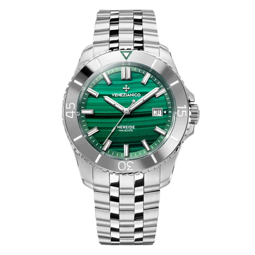 Montre Venezianico - Montre Nereide Malachite 4521544S 58 Facettes 4521544S