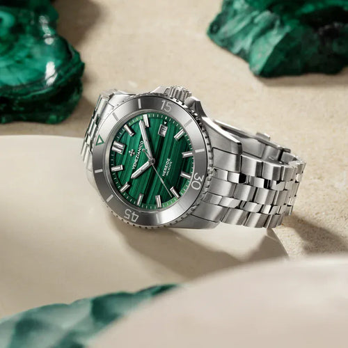 Montre Venezianico - Montre Nereide Malachite 4521544S 58 Facettes 4521544S