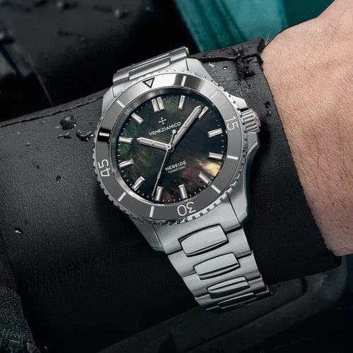 Montre Venezianico - Montre Nereide Tungsteno 39, référence 3121540C 58 Facettes 3121540C