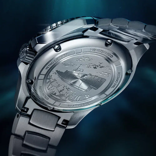 Montre Venezianico - Montre Nereide Tungsteno 39, référence 3121540C 58 Facettes 3121540C