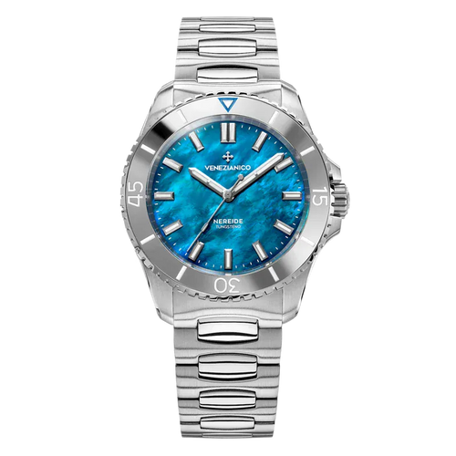 Montre Venezianico Nereide Tungsteno 39 - Montre de plongée 3121541C 58 Facettes 3121541C