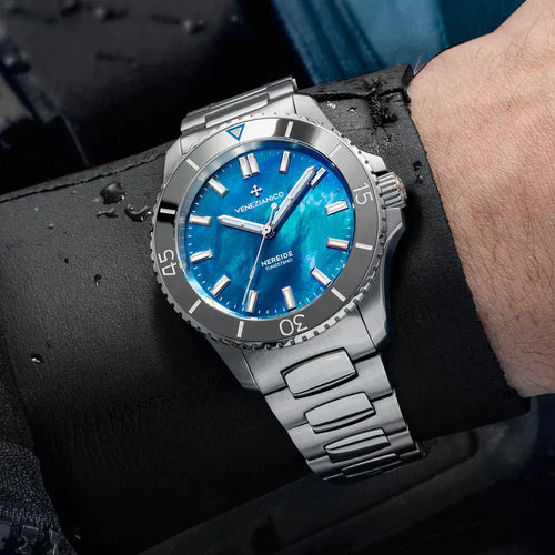 Montre Venezianico Nereide Tungsteno 39 - Montre de plongée 3121541C 58 Facettes 3121541C