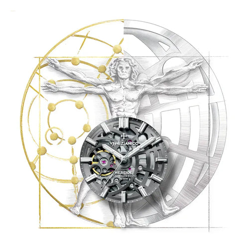 Montre Venezianico Nereide Ultraleggero 42 - Montre automatique, réf. 3921508C 58 Facettes 3921508C