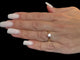 54 Bague solitaire HRD en or jaune et blanc avec diamant 58 Facettes A1909