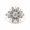 55 Bague marguerite en or blanc et diamants 58 Facettes 1.0001426/1
