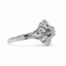55 Bague marguerite en or blanc et diamants 58 Facettes 1.0001426/1