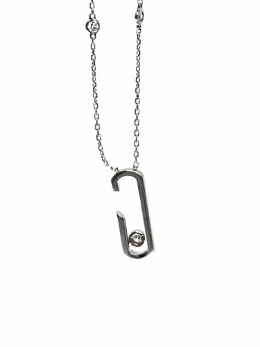 Collier Messika Move Addiction - Collier en or blanc 18K et diamants 58 Facettes 2136