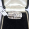 58 Bague en or blanc 18 ct et diamants 58 Facettes 773 D OC