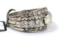 58 Bague en or blanc 18 ct et diamants 58 Facettes 773 D OC