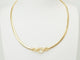 Collier Tubogas - Collier ras-de-cou en or jaune et diamants 58 Facettes 33814