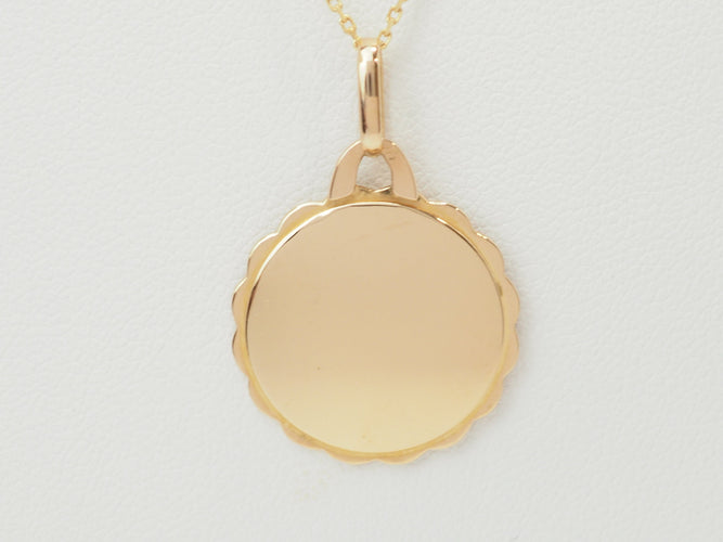 Augis - Pendentif Plus qu'hier, moins que demain en or jaune et rubis 58 Facettes 33816
