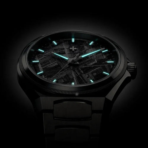 Montre Venezianico Arsenale Meteorite - Montre automatique en acier et météorite 58 Facettes 6221560C