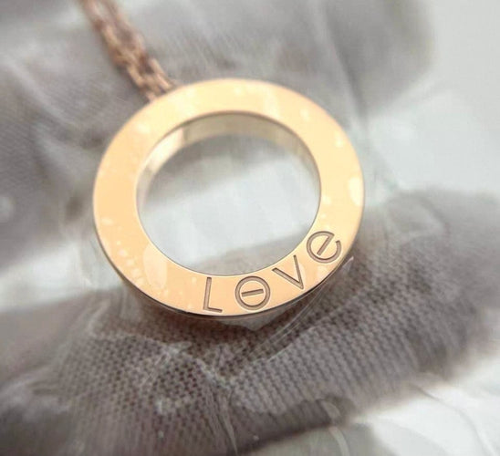 Cartier Love - Pendentif en or rose et diamants 58 Facettes jnci130