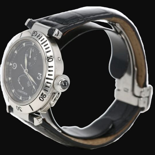 Cartier Pasha - Montre GMT réserve de marche en acier 58 Facettes MT47171