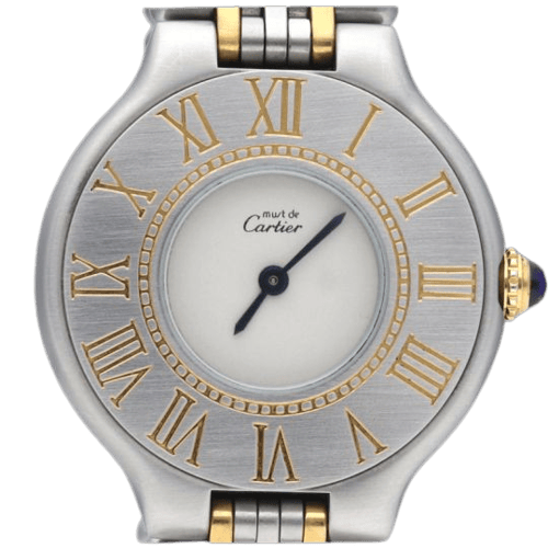 Cartier Must 21 - Montre en or jaune et acier 58 Facettes MT42256