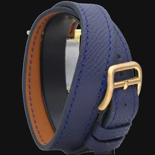 Hermès Heure H - Montre en plaqué or 58 Facettes MT47110