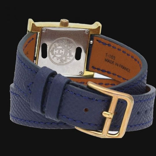Hermès Heure H - Montre en plaqué or 58 Facettes MT47110