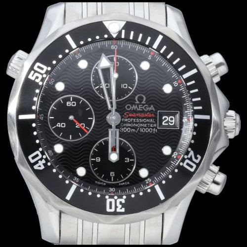 Montre Omega Seamaster - Montre Diver 300M Chronograph en acier 58 Facettes MT47379