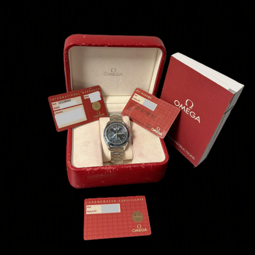 Montre Omega Speedmaster - Montre Day-Date Chronograph 40 mm en acier 58 Facettes MT47397