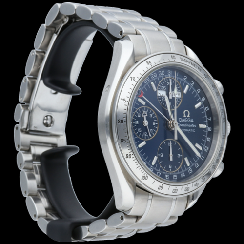 Omega Speedmaster Day-Date - Montre chronographe en acier 58 Facettes MT47409