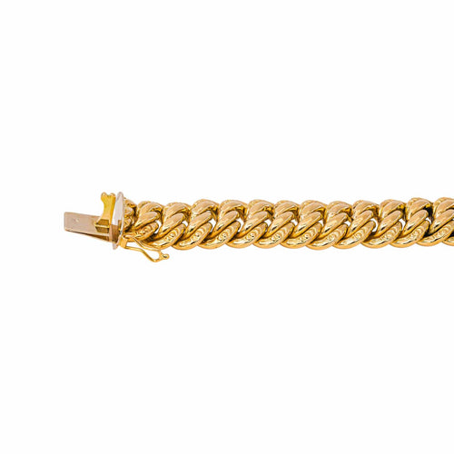 Bracelet maille américaine en or jaune 58 Facettes 5713078CN