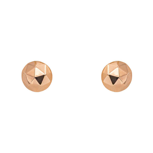 Boucles d’oreilles puces en or rose 58 Facettes 5714241CN