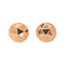 Boucles d’oreilles puces en or rose 58 Facettes 5714241CN