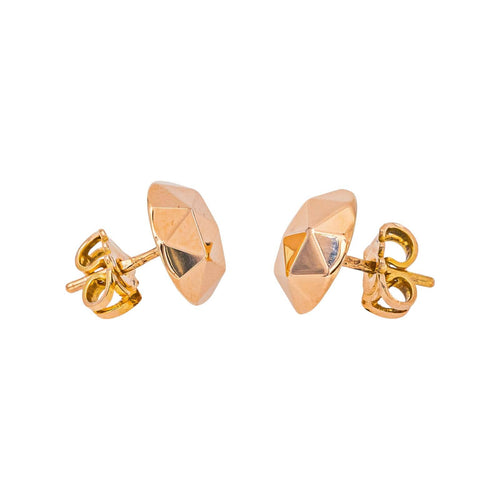 Boucles d’oreilles puces en or rose 58 Facettes 5714241CN