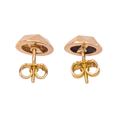 Boucles d’oreilles puces en or rose 58 Facettes 5714241CN