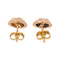 Boucles d’oreilles puces en or rose 58 Facettes 5714241CN
