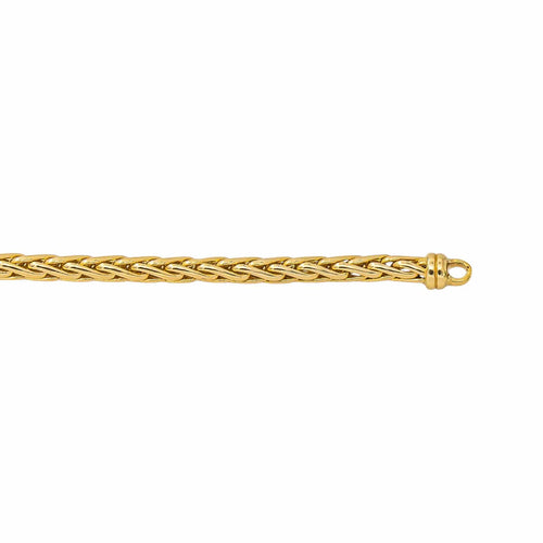 Collier maille palmier en or jaune 58 Facettes 5718544CN
