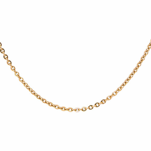 Collier maille jaseron en or rose 58 Facettes 5741974CN