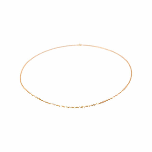 Collier maille jaseron en or rose 58 Facettes 5741974CN
