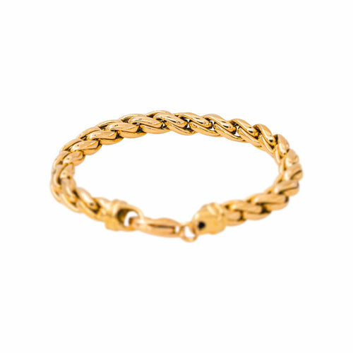Bracelet maille tressée en or jaune 58 Facettes 5759286CN