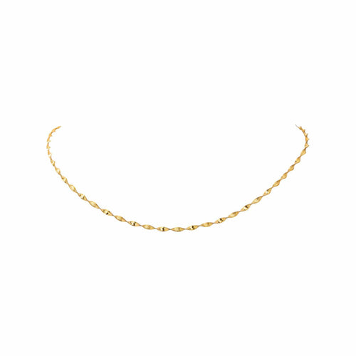 Collier maille miroir en or jaune 58 Facettes 5780645CN