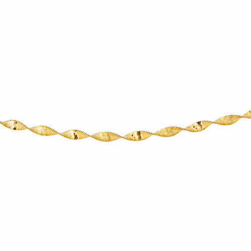 Collier maille miroir en or jaune 58 Facettes 5780645CN