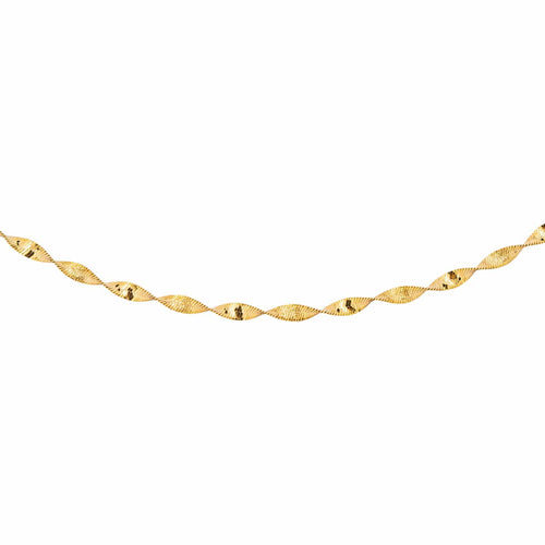 Collier maille miroir en or jaune 58 Facettes 5780645CN