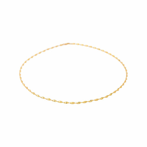 Collier maille miroir en or jaune 58 Facettes 5780645CN