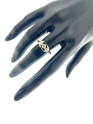 60 Trilogy - Bague en or blanc et diamants 58 Facettes A2087