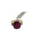 55 Bague cocktail IGI en or jaune, rubis et diamants 58 Facettes A2088