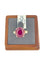 Bague 55 Bague cocktail en or jaune, rubis 11,50 ct et diamants 58 Facettes A2088