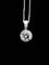 Binder - Collier solitaire en or blanc 14 carats et diamant 1,25 ct 58 Facettes C1594