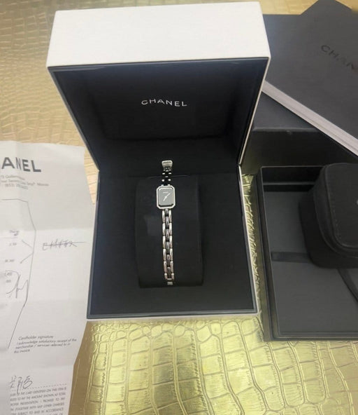 Chanel Première - Montre en céramique et diamants 58 Facettes jnci143