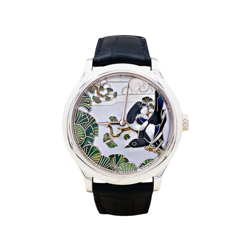 Montre Van Cleef & Arpels - Montre Midnight Palais de la Chance en or blanc 58 Facettes 35847