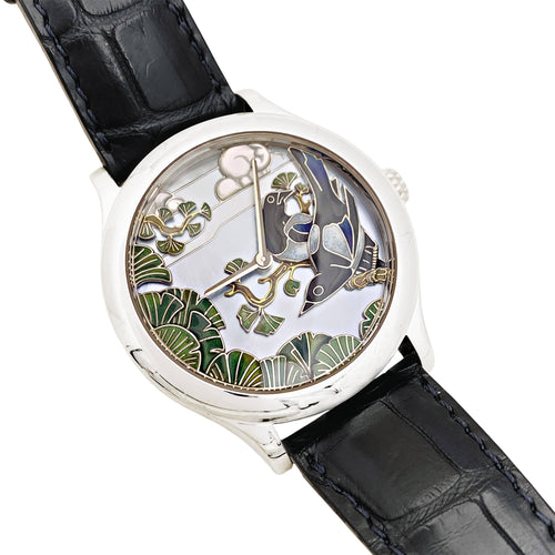 Montre Van Cleef & Arpels - Montre Midnight Palais de la Chance en or blanc 58 Facettes 35847