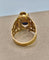 Bague 49 Bague scarabée gravée en émail et or jaune 58 Facettes CV-090