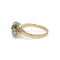 53 Art nouveau - Bague tourbillon en or 750, diamants et saphir 58 Facettes SA011
