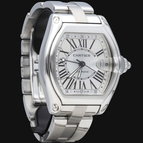 Cartier Roadster GMT - Montre en acier 58 Facettes MT47191